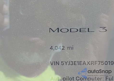 2024 Tesla Model 3 Long Range Dual Motor All-Wheel Drive/Rear-Wheel Drive from USA, damaged, VIN 5YJ3E1EAXRF750199